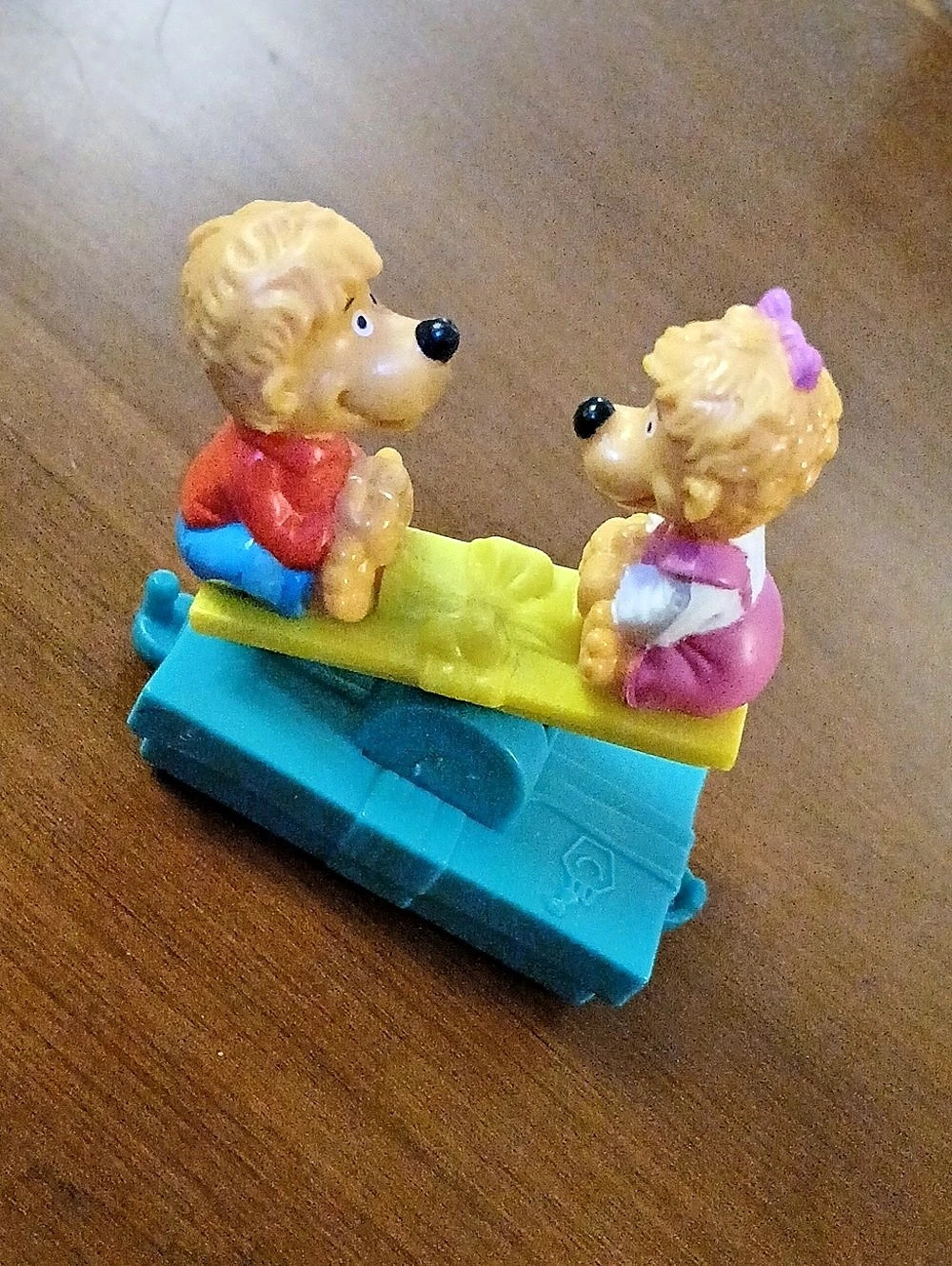 Vintage McDonald's Berenstain Bears Happy Birthday Train #6 Seesaw Toy